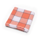 Pano De Prato Sarja Xadrez Premium Atacado Kit Com 5 Peças