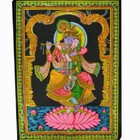 Pano G Casal Krishna Na Flor De Lótus