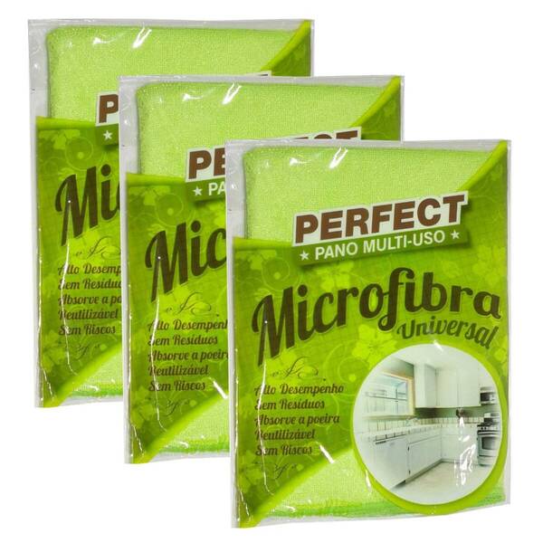 Pano Microfibra Multi-uso Perfect Universal - Verde