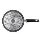 Panquequeira Em Alumínio Com Indução Multiflon 22cm Cinza