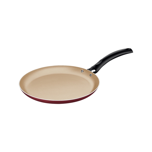 Panquequeira Tramontina Turim Alumínio com Revestimento Interno e Externo Antiaderente Starflon Max Vermelha 22cm 0,6L