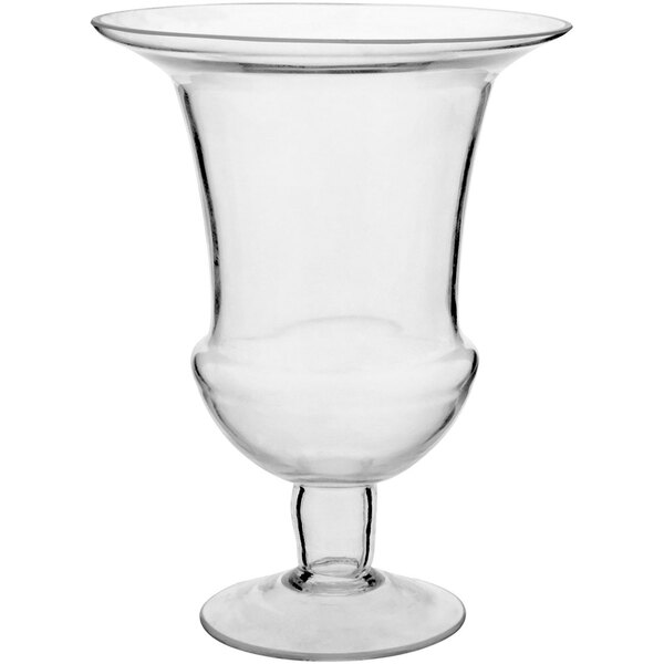 Paola Vaso Decorativo Enfeite 27x21x21cm Vidro Transparente