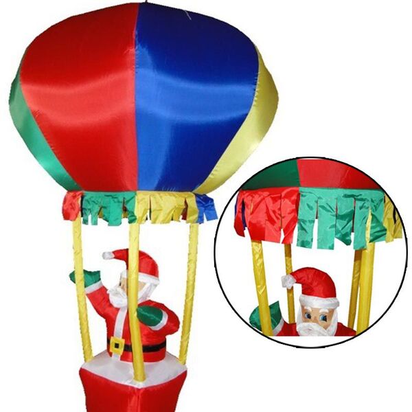 Papai Noel 1.80 Metros Balao Inflavel Natal Enfeite Festa Dec