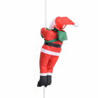 Papai Noel Alpinista Natal 60cm Natalino Rapel Escalada Avent
