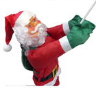 Papai Noel Alpinista Natal 60cm Natalino Rapel Escalada Avent