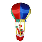 Papai Noel Balao Cesto Inflavel Natal 1 Metro E 80cm Natalino