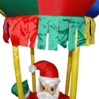 Papai Noel Balao Cesto Inflavel Natal 1 Metro E 80cm Natalino