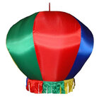 Papai Noel Balao Cesto Inflavel Natal 1 Metro E 80cm Natalino