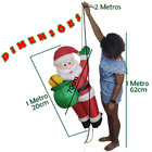 Papai Noel Com Led Escalador Natal Decoração Natalina (ntc201