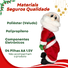 Papai Noel Dançante Com Música E Mexendo O Bumbum Decoração N