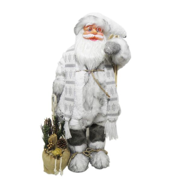 Papai Noel De Luxo Natal Boneco Natalino 65cm Decoracao Neve