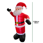 Papai Noel De Natal Gigante Inflavel 2 40 Metros Natalino Dec