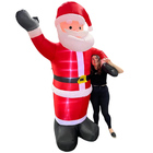 Papai Noel De Natal Gigante Inflavel 2 40 Metros Natalino Dec