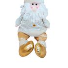 Papai Noel Decoração De Natal Chapéu Dourado - Casambiente Na