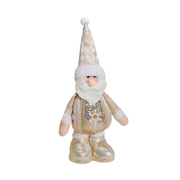 Papai Noel Decoração De Natal Dourado 31cm - Casambiente Nata