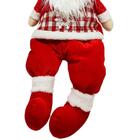 Papai Noel Decoração De Natal Vermelho Quadriculado - Casambi