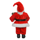 Papai Noel Decorativo Com Led Vermelho E Branco 30x15 Cm - D'