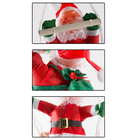 Papai Noel Duplo Escada Natal 40cm Escalador Natalino Casa Ja