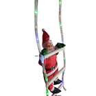 Papai Noel Duplo Escada Natal Led Natalino 90cm Casa Jardim I