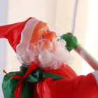 Papai Noel Duplo Natal Escada Escalador 40cm Natalino Enfeite