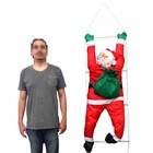 Papai Noel Escalador Natal Decoracao Grande 1 23 Metro Escada