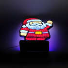 Papai Noel Iluminado Led Luz Infinita 40cm Bivolt Taschibra