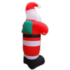 Papai Noel Inflavel 2 Metros E 40cm Gigante Natal Festa Decor