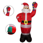 Papai Noel Inflavel 2 Metros E 40cm Gigante Natal Festa Decor