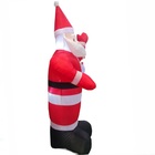 Papai Noel Inflavel  Gigante Com 3 Metros De Altura Natal Enf