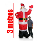 Papai Noel Inflavel  Gigante Com 3 Metros De Altura Natal Enf