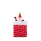 Papai Noel Inflavel De Natal Sobe E Desce Chamine Grande Nata