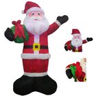 Papai Noel Inflavel Natal Natalino Pelucia Gigante Led Decora