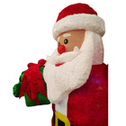 Papai Noel Inflavel Natal Natalino Pelucia Gigante Led Decora