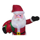 Papai Noel Inflavel Natal Natalino Pelucia Gigante Led Decora