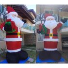 Papai Noel Inflavel Natal Natalino Pelucia Gigante Led Decora