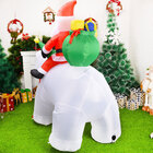 Papai Noel Inflavel Urso Polar Natal Natalino Decoraçao Enfei