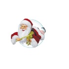 Papai Noel Luxo 41cm Linhão Bege Presente Urso Natal Magizi