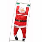 Papai Noel Na Escada Enfeite Natalino Grande De Natal 1 23m (