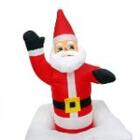 Papai Noel Natal Eletrico Sobe Desce Inflavel Chamine Animado