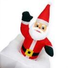 Papai Noel Natal Eletrico Sobe Desce Inflavel Chamine Animado