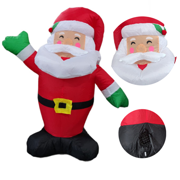 Papai Noel Natal Inflavel 90 Cm Decoraçao Enfeite Natalino Ca