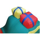 Papai Noel Treno Rena Inflavel 1M 24cm Natal Natalino Enfeite