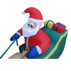 Papai Noel Treno Rena Inflavel Natalino 1 Metro E 24cm Natal