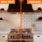 Papel Adesivo Cozinha Alta Temperatura Azulejo Metro White