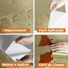 Papel Adesivo Cozinha Alta Temperatura Dourado Texturizado