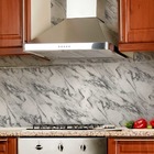 Papel Adesivo Cozinha Alta Temperatura Marmore Carrarinha