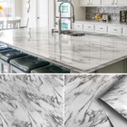 Papel Adesivo Cozinha Alta Temperatura Marmore Carrarinha