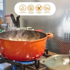 Papel Adesivo Cozinha Alta Temperatura Prata Quadradinhos