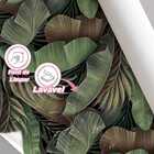 Papel Adesivo De Parede Folha De Bananeira Tropical Clar.18m