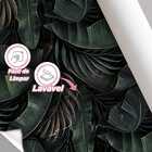 Papel Adesivo De Parede Folhagem De Bananeira Tropical 6m